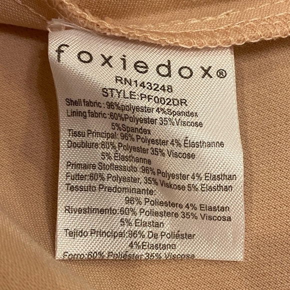 foxiedox Dress Womens Extra Extra Small Petite Blue Bryonia Mini Sleeveless - Picture 9 of 15